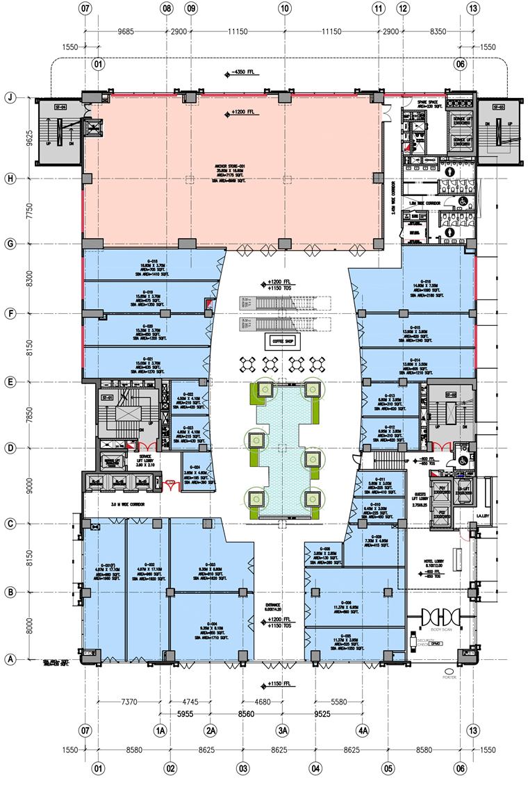 Aarone Oasis ground floor plan